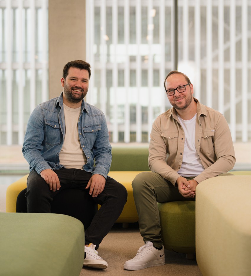 co-founders Mathias en Pieter van SEO agency Depends